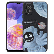 Custodia antiurto astronauta in silicone per smartphone Samsung