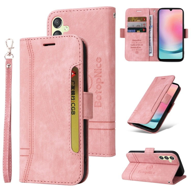 Custodia portafoglio in pelle per Samsung Galaxy A05s