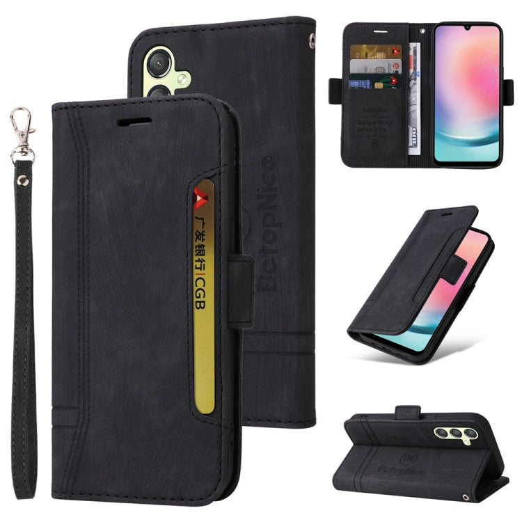 Custodia portafoglio in pelle per Samsung Galaxy A05s