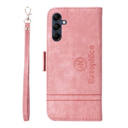 Custodia portafoglio in pelle con fibbia per Samsung Galaxy