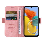 Custodia portafoglio in pelle con fibbia per Samsung Galaxy