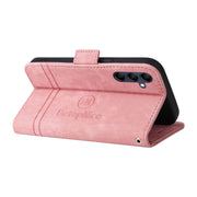 Custodia portafoglio in pelle con fibbia per Samsung Galaxy