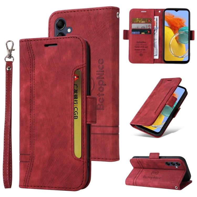 Custodia portafoglio in pelle per smartphone Samsung Galaxy