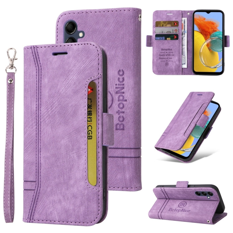 Custodia portafoglio in pelle per smartphone Samsung Galaxy