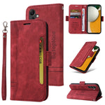 Custodia portafoglio in pelle per Samsung Galaxy S24+