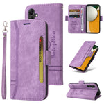 Custodia portafoglio in pelle per Samsung Galaxy S24+