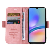 Custodia portafoglio in pelle con fibbia per Samsung Galaxy A05s