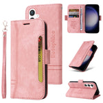 Custodia portafoglio in pelle per Samsung Galaxy S24+
