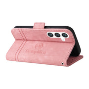 Custodia portafoglio in pelle con fibbia per Samsung Galaxy S24+