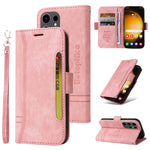 Custodia portafoglio in pelle per smartphone Samsung Galaxy