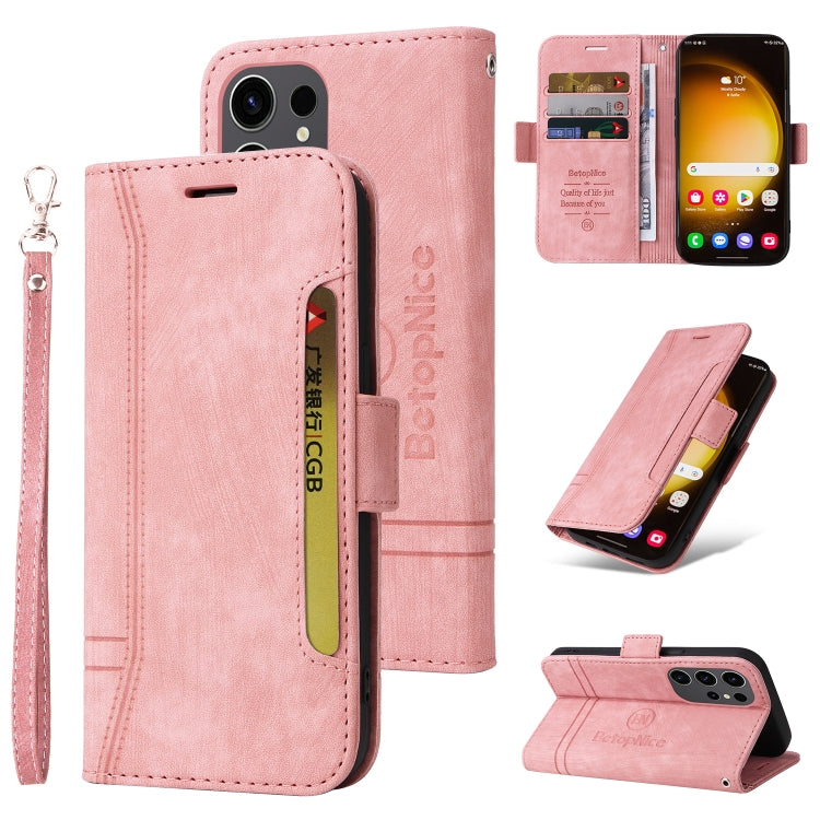 Custodia portafoglio in pelle per smartphone Samsung Galaxy