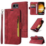 Custodia portafoglio in pelle per smartphone Samsung Galaxy