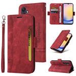 Custodia portafoglio in pelle per Samsung Galaxy A05s