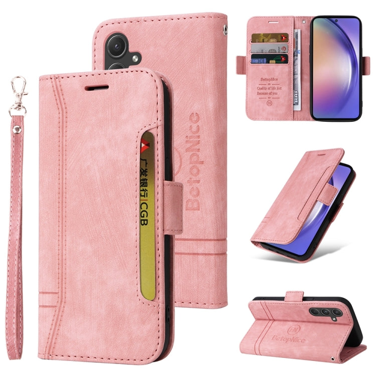 Custodia portafoglio in pelle per smartphone Samsung Galaxy