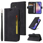 Custodia portafoglio in pelle per smartphone Samsung Galaxy