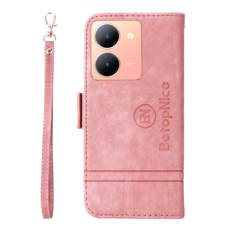BETOPNICE Custodia per telefono in pelle con fibbia a doppio lato, For vivo Y36 4G / 5G Global, For vivo Y78 5G Global, For vivo Y02 4G / Y02A / Y11 2023