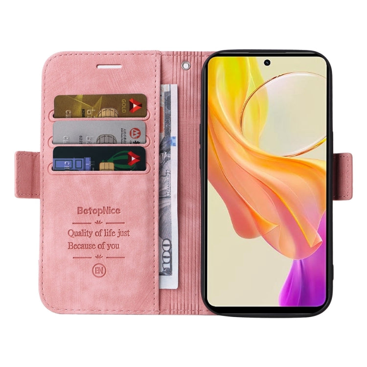 BETOPNICE Custodia per telefono in pelle con fibbia a doppio lato, For vivo Y36 4G / 5G Global, For vivo Y78 5G Global, For vivo Y02 4G / Y02A / Y11 2023