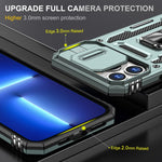 Custodia TPU con copertura fotocamera per iPhone 15 Pro, Pro Max