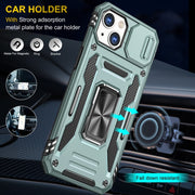 Armatura PC + custodia per telefono con fotocamera in TPU, For iPhone 15