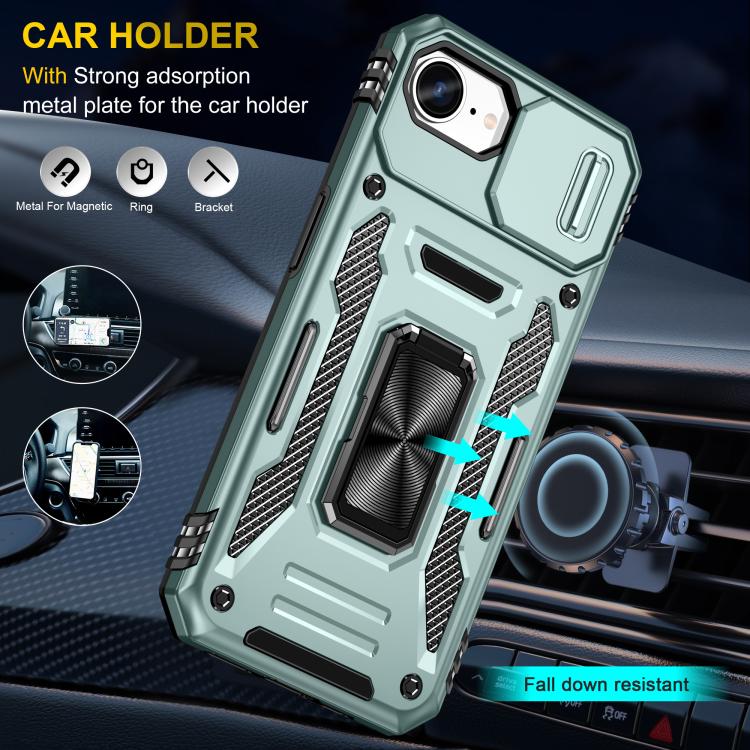 Custodia armatura in TPU e PC per iPhone 16e e Pro Max
