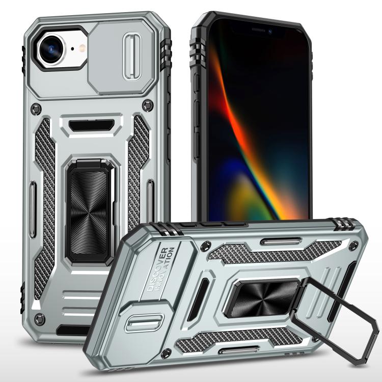 Custodia armatura in TPU e PC per iPhone 16e e Pro Max