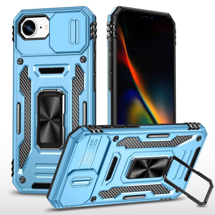Custodia armatura in TPU e PC per iPhone 16e e Pro Max