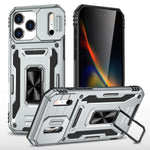 Custodia armatura in TPU e PC per iPhone 16e e Pro Max