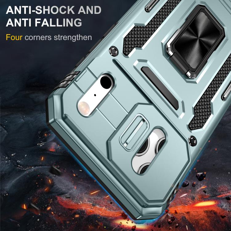 Custodia armatura in TPU e PC per iPhone 16e e Pro Max