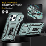 Custodia armatura in TPU e PC per iPhone 16e e Pro Max