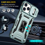 Custodia armatura in TPU e PC per iPhone 16e e Pro Max