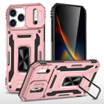 Custodia armatura in TPU e PC per iPhone 16e e Pro Max