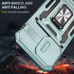 Custodia armatura in TPU e PC per iPhone 16 Plus e 15 Pro Max