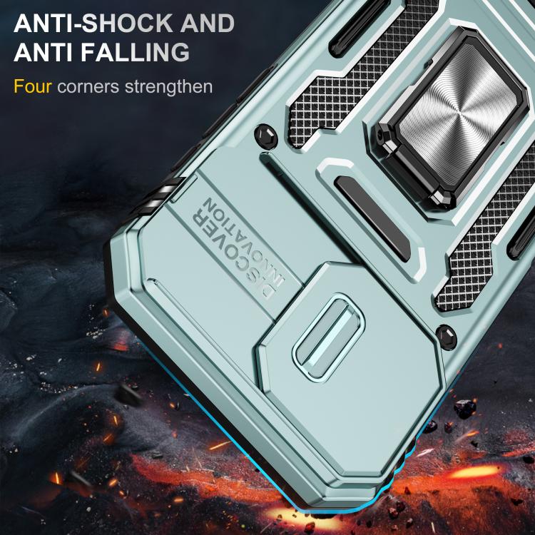 Custodia armatura in TPU e PC per iPhone 16 Plus e 15 Pro Max