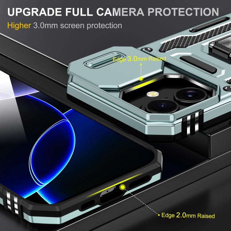 Custodia armatura in TPU e PC per iPhone 16 Plus e 15 Pro Max