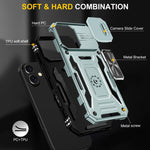 Custodia armatura in TPU e PC per iPhone 16 Plus e 15 Pro Max
