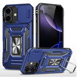 Custodia armatura in TPU e PC per iPhone 16 Plus e 15 Pro Max