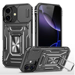 Custodia armatura in TPU e PC per iPhone 16 Plus e 15 Pro Max