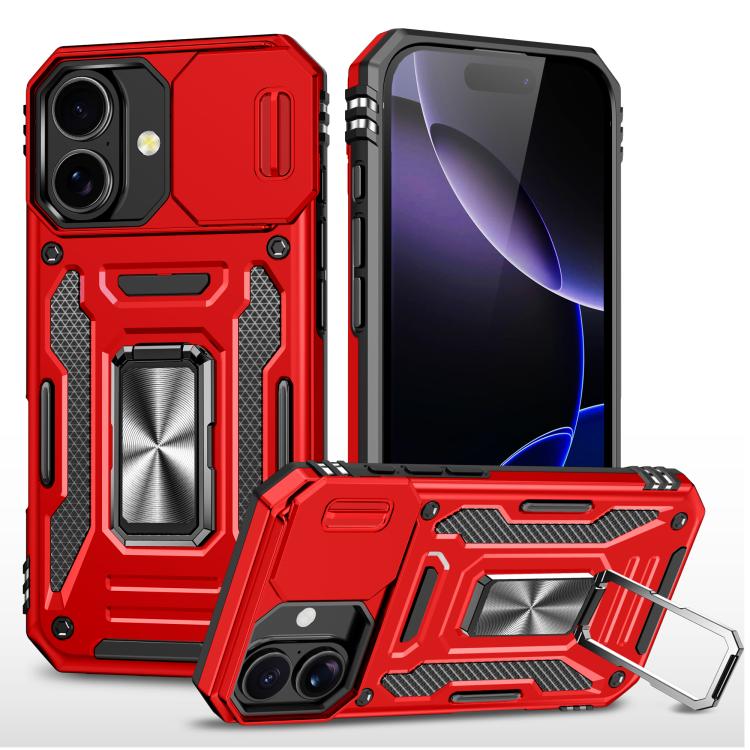 Custodia armatura in TPU e PC per iPhone 16 Plus e 15 Pro Max