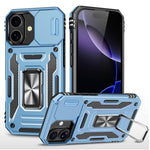Custodia armatura in TPU e PC per iPhone 16 Plus e 15 Pro Max