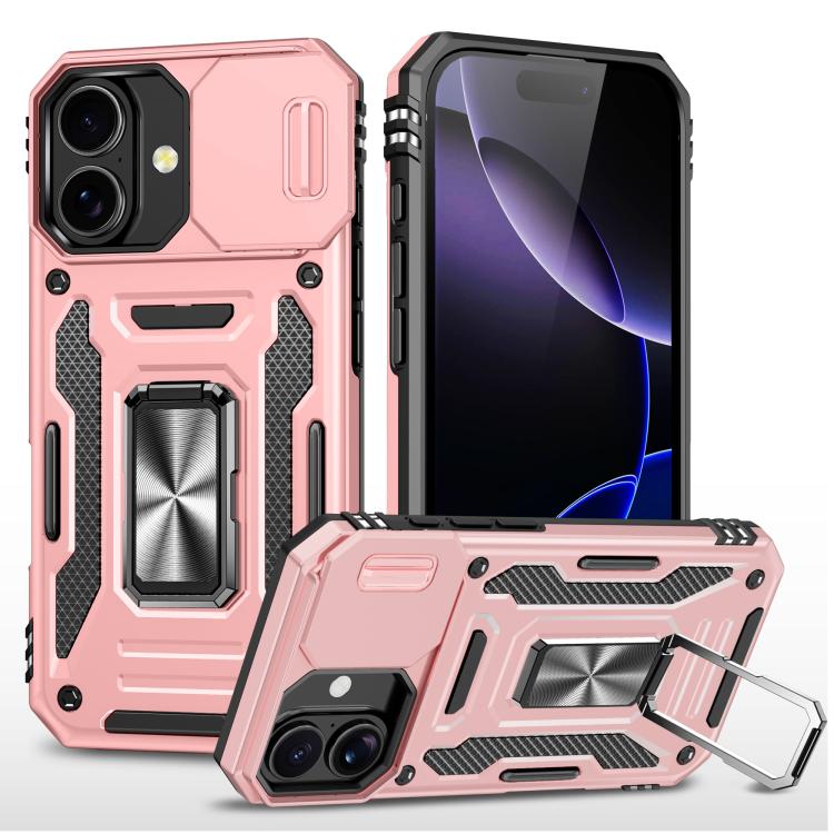 Custodia armatura in TPU e PC per iPhone 16 Plus e 15 Pro Max