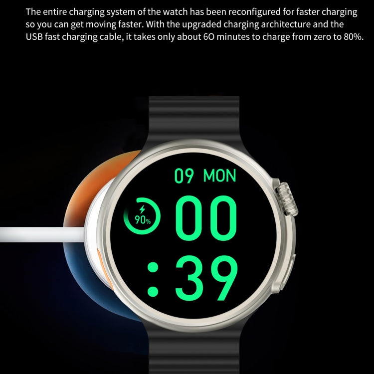 Z78 Ultra Smart Watch HD con schermo rotondo da 1,52 pollici supporta il monitoraggio della frequenza cardiaca/ossigeno nel sangue