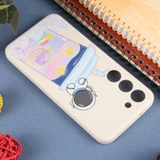 Custodia in silicone liquido per Samsung Galaxy compatibili