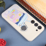 Custodia in silicone liquido per Samsung Galaxy S21 5G