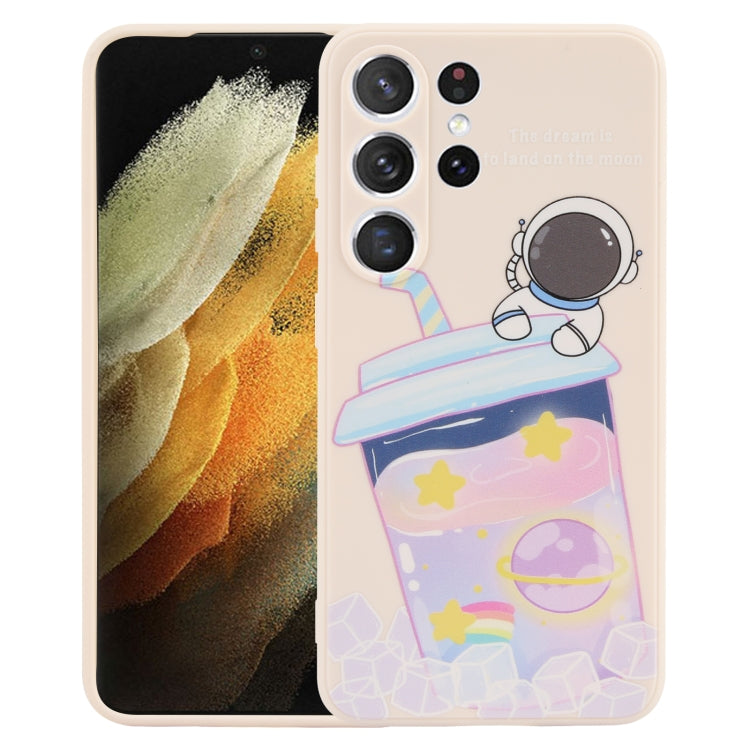 Custodia in silicone liquido per Samsung Galaxy S21 5G