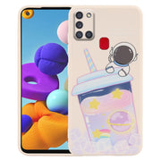 Custodia in silicone liquido per Samsung Galaxy A21s e A21