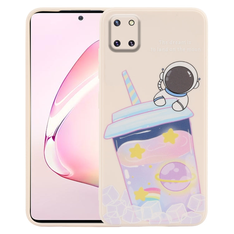 Custodia in silicone liquido per Samsung Galaxy A21s e A21