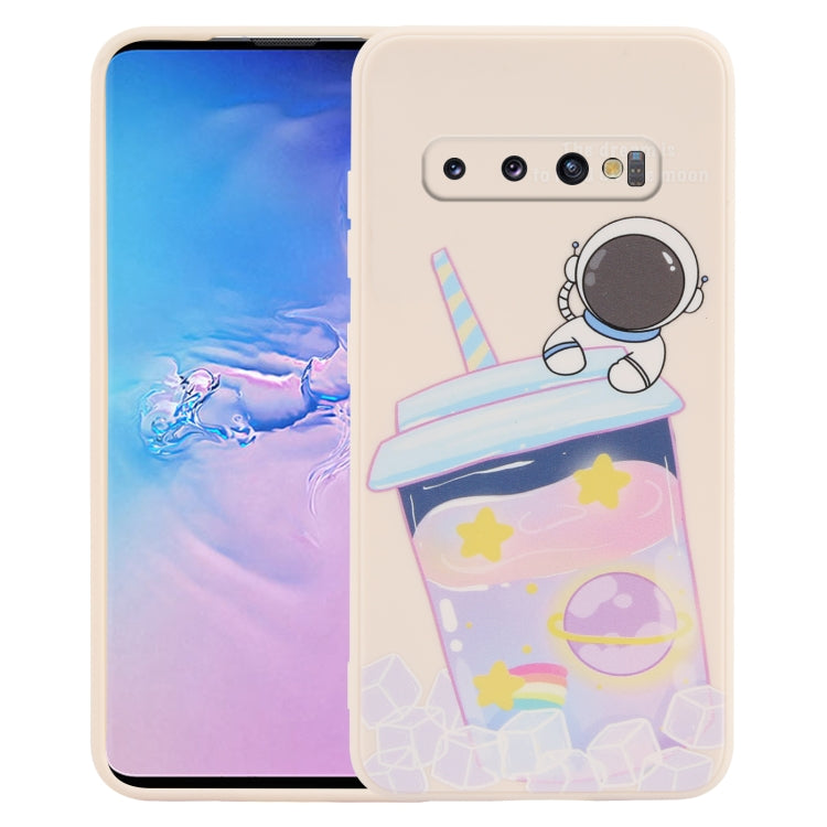 Custodia in silicone liquido per Samsung Galaxy S10