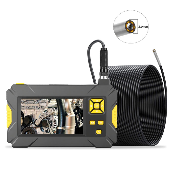 P30 3.9mm 1080P IP68 impermeabile schermo da 4,3 pollici doppia fotocamera digitale endoscopio, 2m Hard Cable, 5m Hard Cable, 10m Hard Cable
