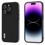 Custodia in vera pelle Wave Black Edge per iPhone 15 e 16
