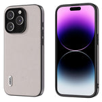 Custodia in vera pelle Wave Black Edge per iPhone 15 e 16